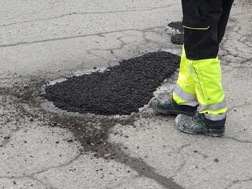 Asfaltin paikkaukset