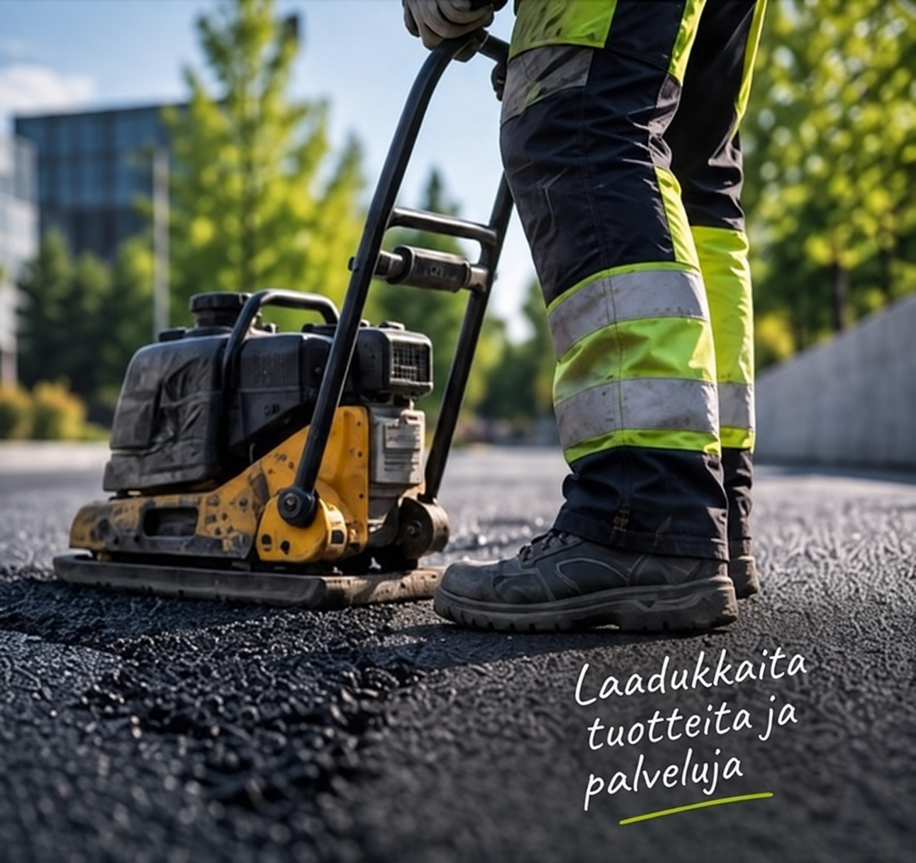 Laadukkaita tuotteita ja palveluja – asfaltin kunnossapito