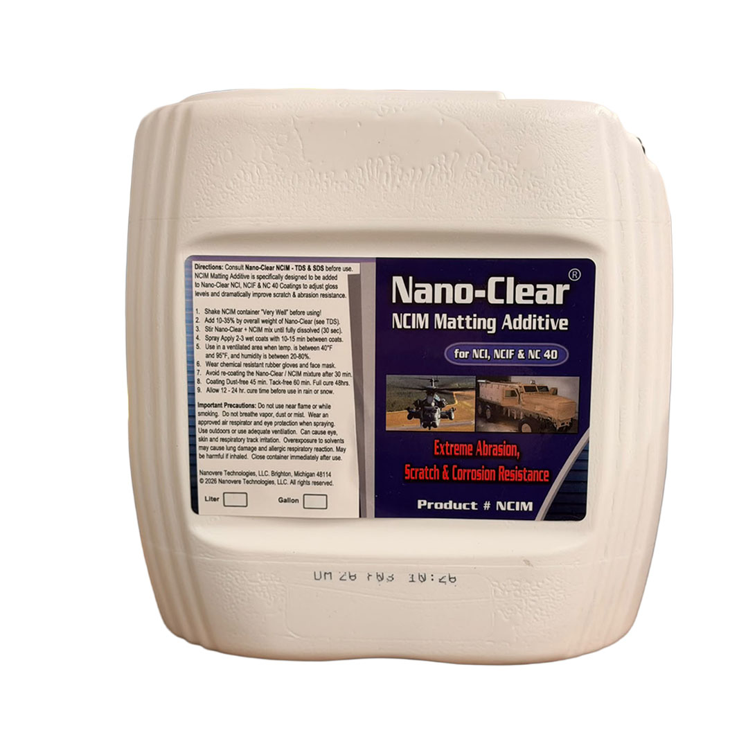 Nano Clear NCIM -mattalisäaineen pakkaus